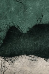 Moody Green Textured Landscape