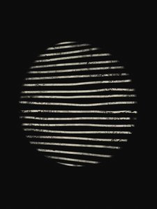 Striped Circle Shadow by Ema Paraschiv