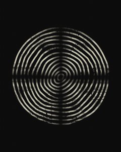 Textured Concentric Rings by Ema Paraschiv