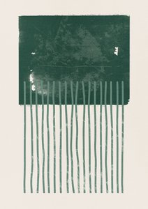 Textured Green Abstraction
