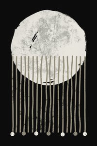 Textured Moon Lines by Ema Paraschiv