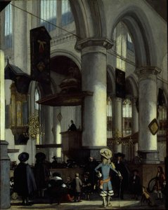 Interior of the Oude Kerk, Delft, c. 1680