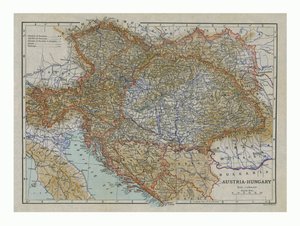 Map of Austria-Hungary
