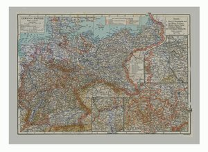 Map of the German Empire