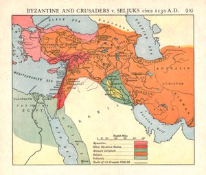 Byzantine and Crusaders vs. Seljuks, circa 1130 A.D.