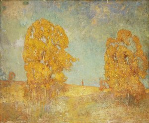 Sunlit Landscape by Emil Carlsen