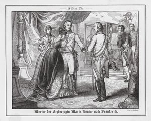 Departure of Archduchess Marie Louise of Austria for France