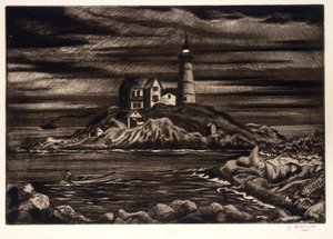 Nubbli Lighthouse by Emil Ganso