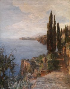 On the Dalmatian Coast near Ragusa by Emil Jakob Schindler