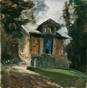 The Studio of the Painter Heinrich von Angeli in Reichenau by Emil Jakob Schindler
