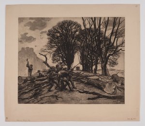 The Trees are Felled on the Rampart by Emil Krause
