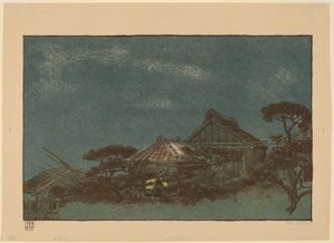 Evening in Fukagawa by Emil Orlik