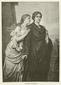 Antigone and Ismene by Emil Teschendorff