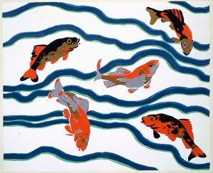 Aquatic design motif from 