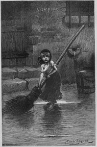 Cosette, illustration from 