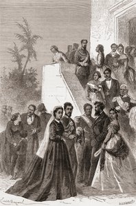 Kamehameha V, Centre, with His Family, Illustration from 