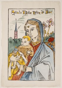 Holy Mary Mother of God with a Lily by Emile Bernard