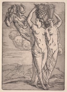 Mercury and Two Women