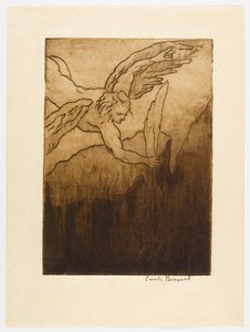 No. 6 - “A feather that had escaped from the archangel’s wing remained and, pure and white, quivered.” by Emile Bernard