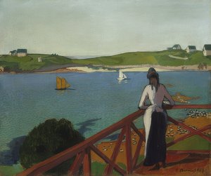 Afternoon in Saint-Briac. 1887 by Emile Bernard