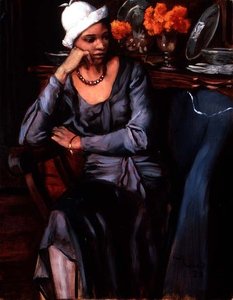 Negress with a Cloche Hat by Emile Bernard