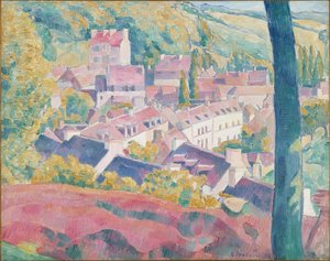 Pont-Aven Seen from the Bois d