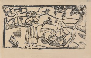Two Breton Women, c.1891