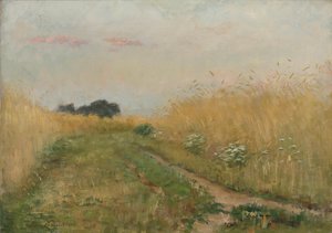 Summer Landscape - Cornfield by Emile Claus