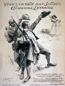 Come to the Aid of the Soldiers of Alsace and Lorraine, 1916 by Emile Friant