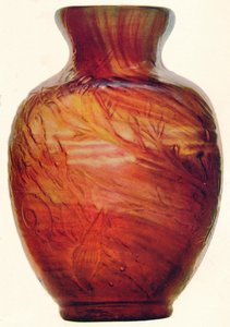 Glass Vase by E. Galle