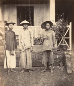 Prisoners Led by a Mata, Cochinchina, 1866 by Emile Gsell