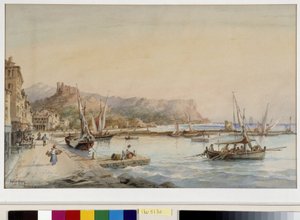 View of the port of Cassis