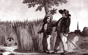 The Lark and the Landlord, Fable by La Fontaine by Emile Joseph Alexandre Gouget