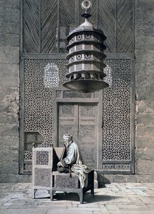 Tomb Door, Mosque of Sultan Barquq by Emile Prisse d