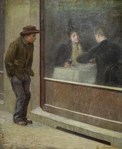 Reflections of a Hungry Man or Social Contrasts by Emilio Longoni