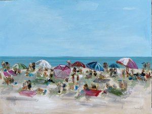 Colorful Beach Day by Emma Bell
