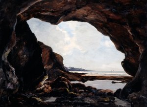 Grotto of Ris, Douarnenez, 1876 by Emmanuel Lansyer