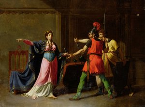 Fredegunde Arming the Assassins of Sigebert by Emmanuel Wallet