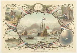 The Journey to Chatham and the Capture of the Royal Charles, 1667 by Emrik and Binger