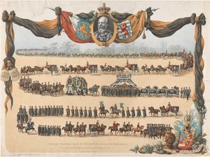 Solemn Funeral of H.M. William III, King of the Netherlands, December 4, 1890