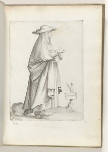 Spanish Woman (Diversarum gentium nostrae aetatis habitus) by Enea Vico