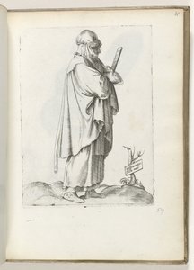 Hispana Rustica Mul (Woman to the Right, Dressed in Spanish Clothing ca. 1550) by Enea Vico