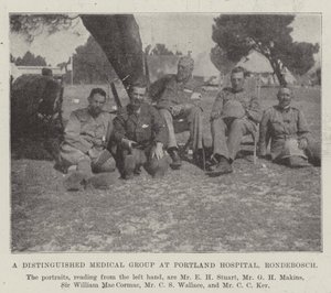 A Distinguished Medical Group at Portland Hospital, Rondebosch by English Photographer