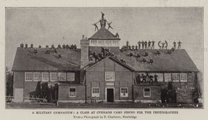 A Military Gymnasium, a Class at Curragh Camp Posing for the Photographer by English Photographer
