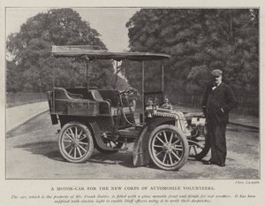 A Motor-Car for the New Corps of Automobile Volunteers by English Photographer