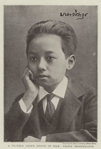 A Possible Crown Prince of Siam, Prince Thoonkramom by English Photographer