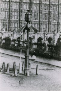 A Traffic Signal on a London Street by English Photographer
