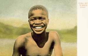 A Zulu boy, a gentle smile by English Photographer