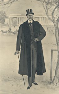A Good Serviceable Overcoat, Lined Musquash with Beaver Collar by English Photographer