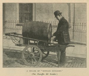 A Seller of Bottle Sunshine by English Photographer